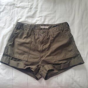 High Waisted Levis Ribcage Utility Shorts